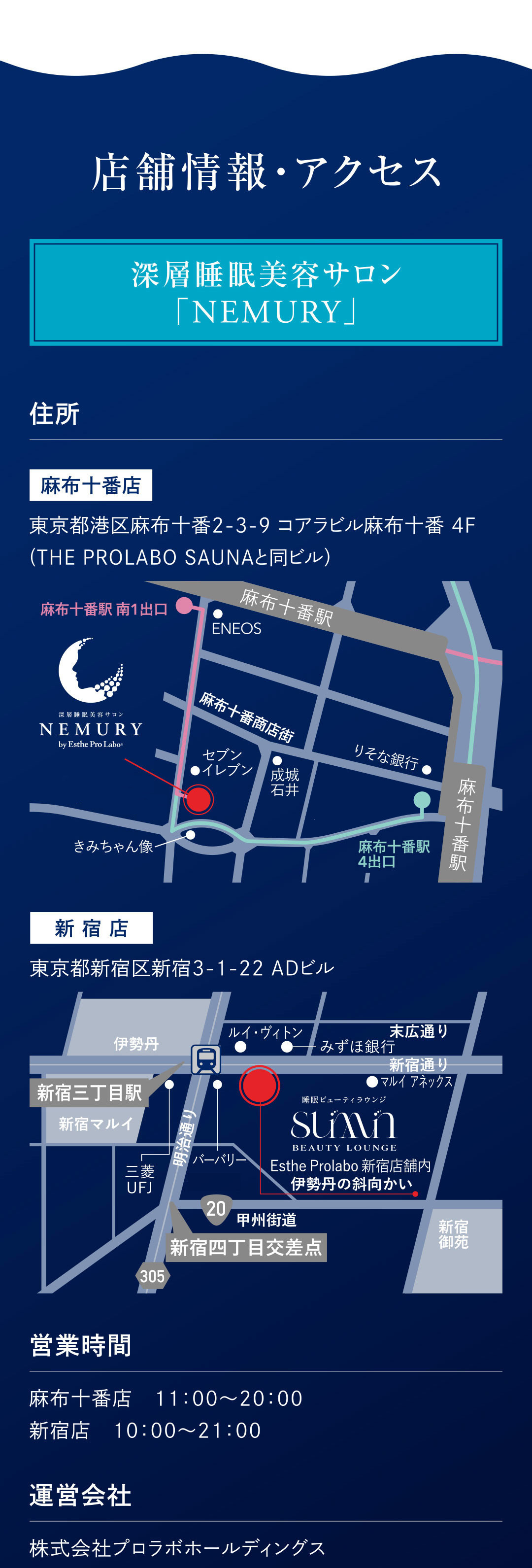 店舗情報・アクセス