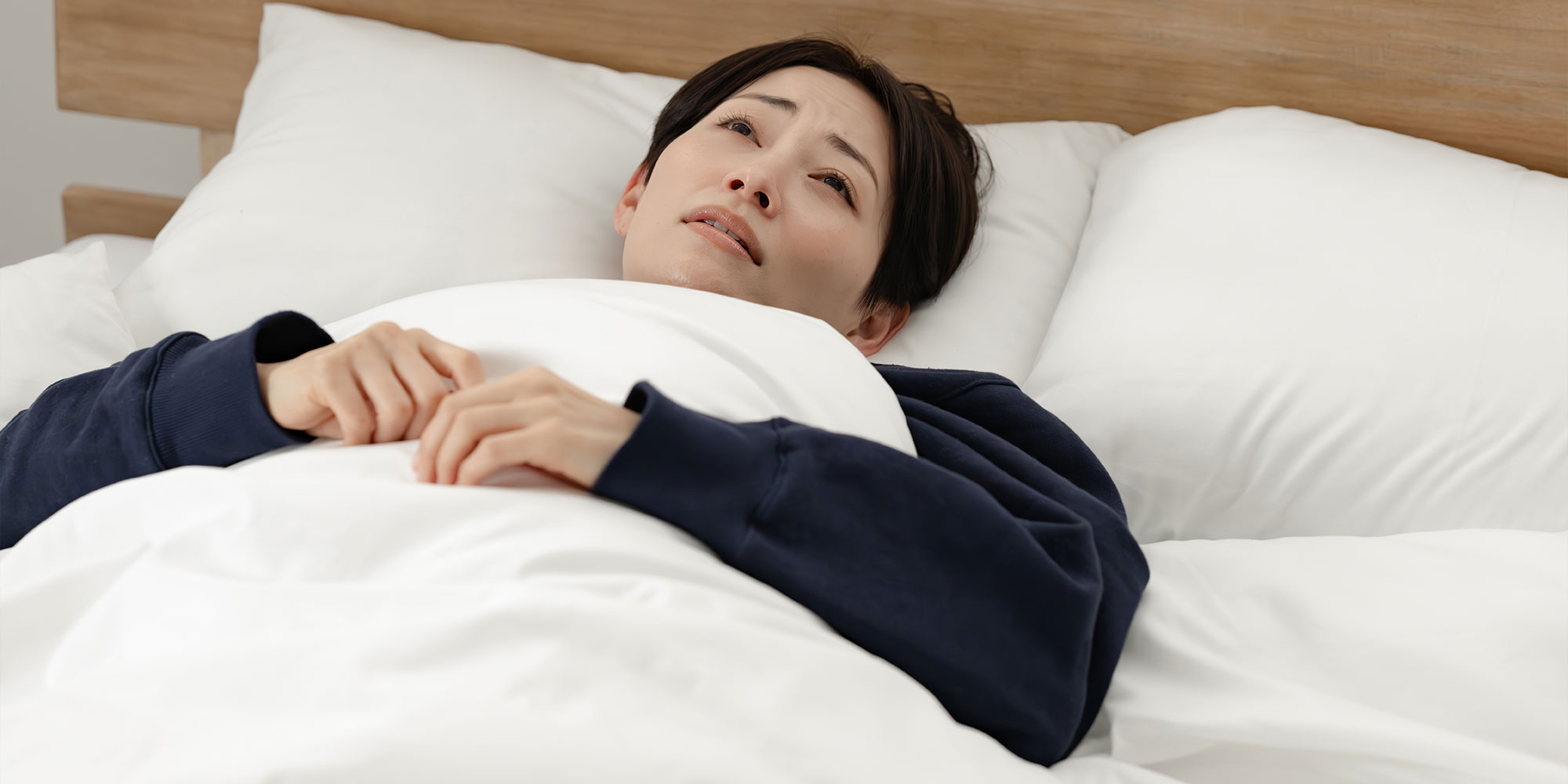 睡眠が浅い女性