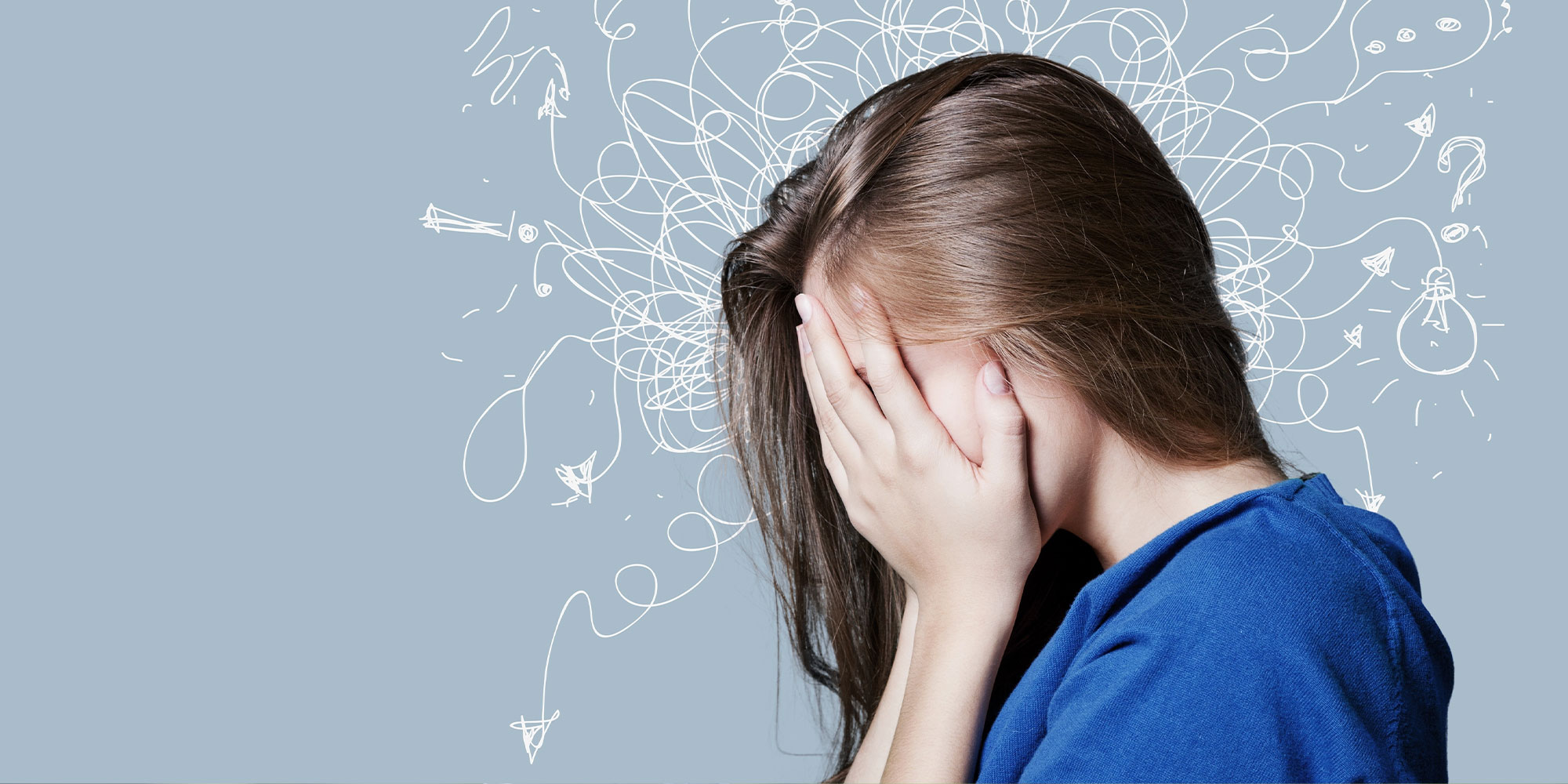 ストレスを抱える女性