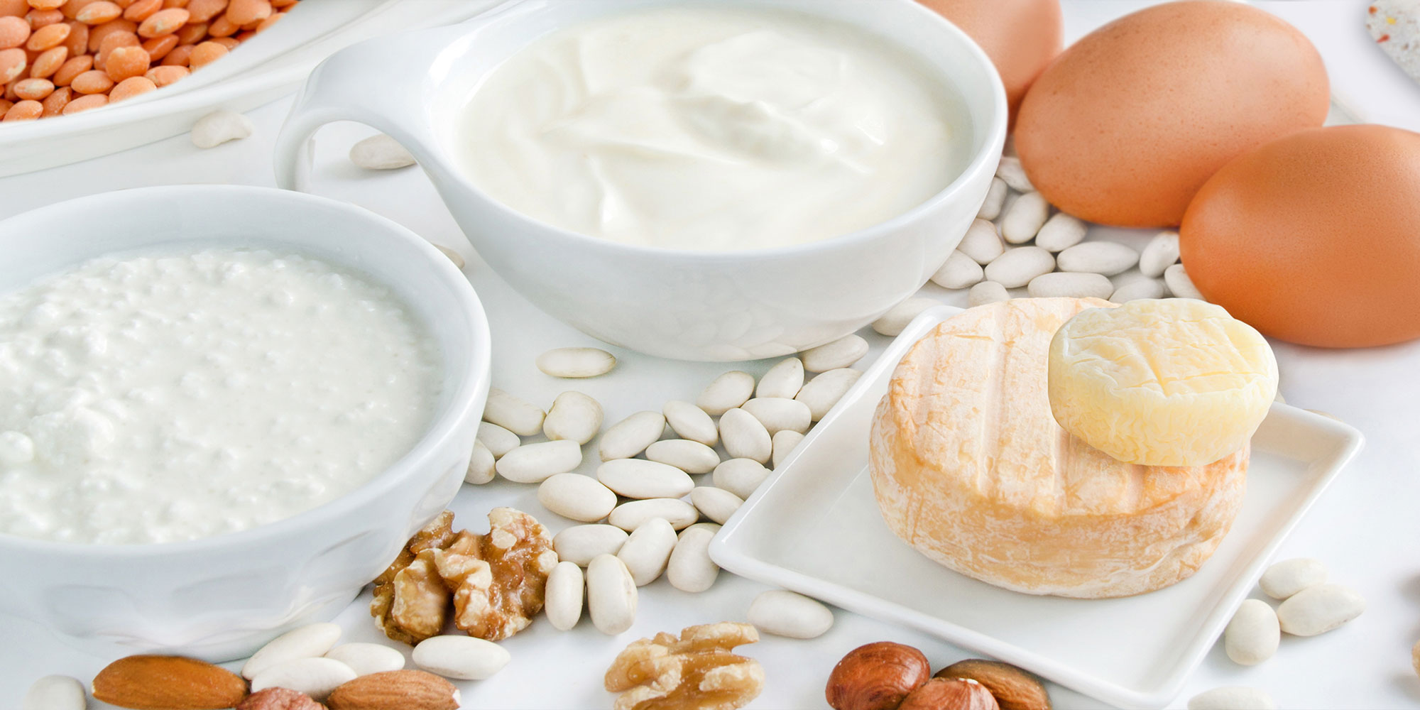 乳製品や卵、ナッツ